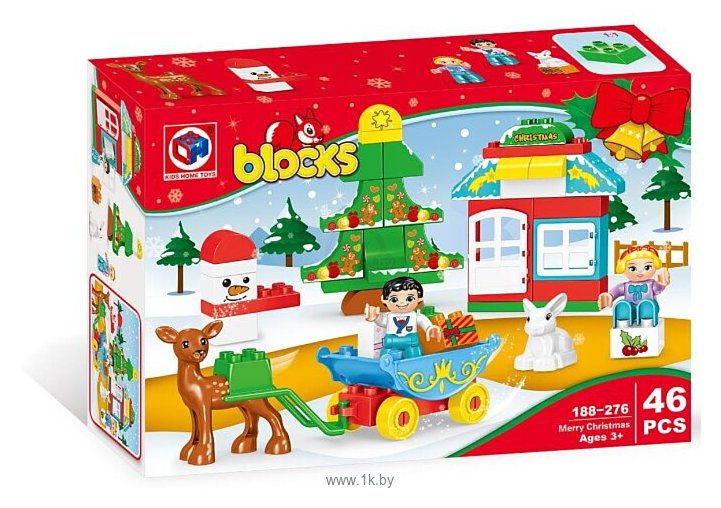 Фотографии Kids home toys Blocks 188-276 Merry Christmas