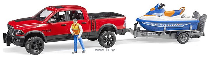 Фотографии Bruder RAM 2500 Power Wagon including trailer 02503