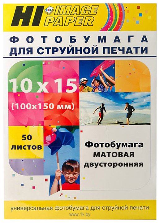 Фотографии Hi-Black Hi-Image матовая двусторонняя 10x15, 190 г/м2, 50 л A211791