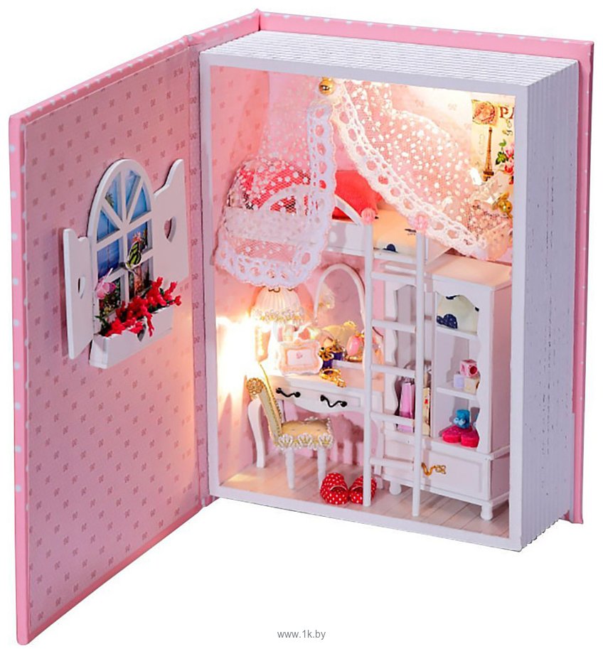 Фотографии Hobby Day DIY Mini House Розовый дневник (B004)