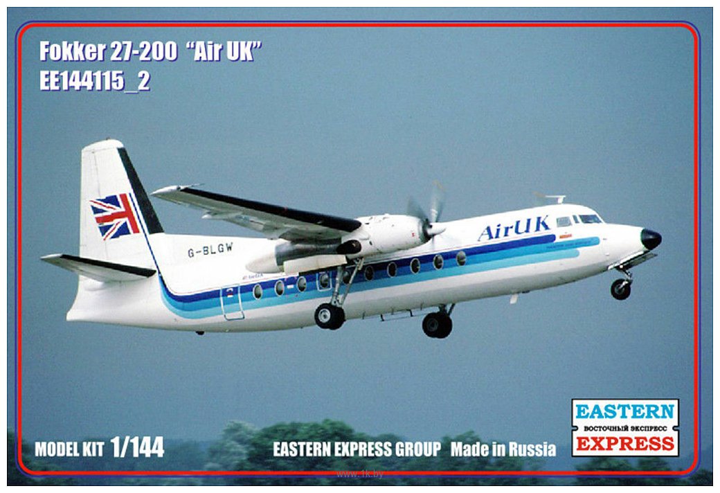 Фотографии Eastern Express Пассажирский самолет Fokker F-27-200 Air UK EE144115-2