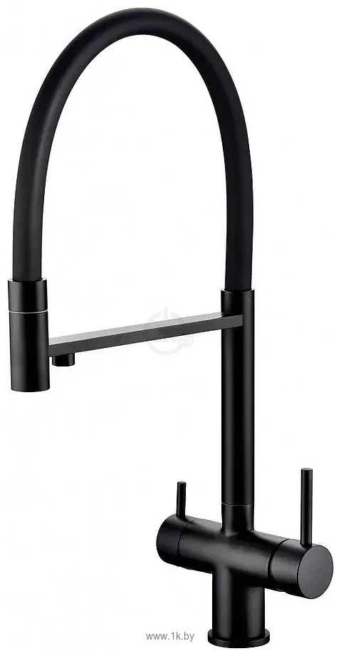 Фотографии Grocenberg GB4099 с гибким изливом (черный матовый) Фотографии Grocenberg GB4099 с гибким изливом (черный матовый)