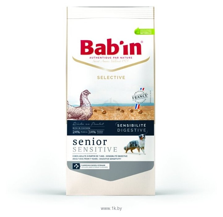 Фотографии Bab'in (12 кг) Selective Senior Sensitive Poulet