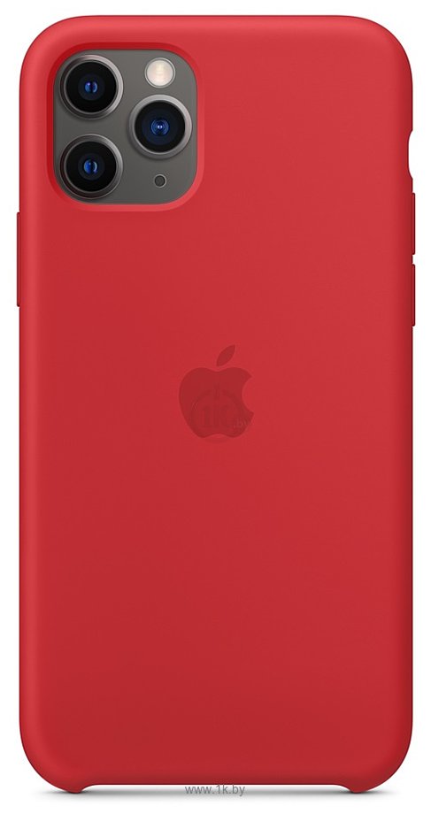 Фотографии Apple Silicone Case для iPhone 11 Pro Max (красный)