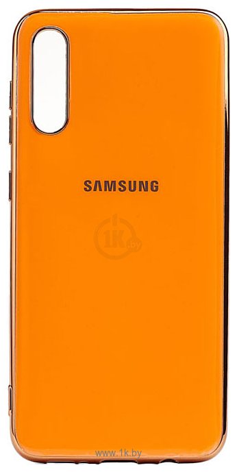 Фотографии EXPERTS Plating Tpu для Samsung Galaxy A50/A30s (оранжевый)