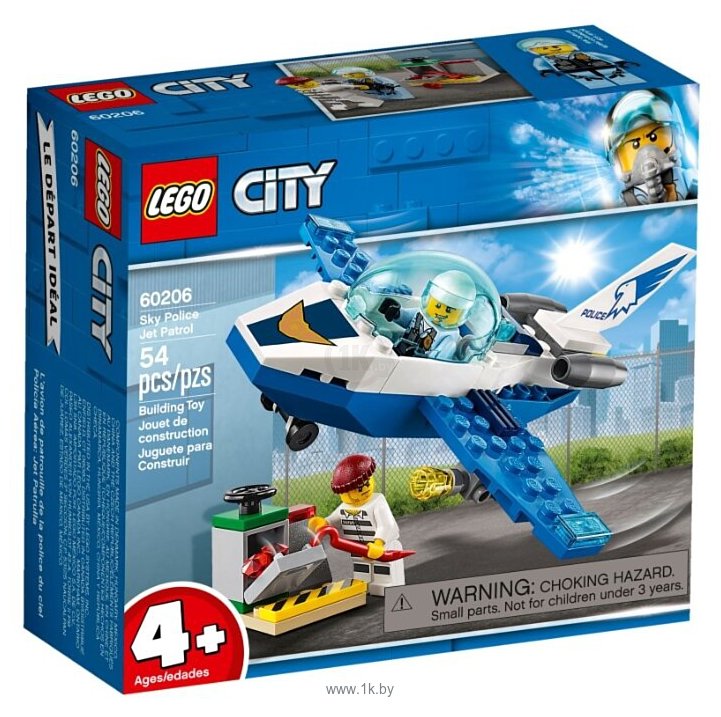 Фотографии LEGO City 60206 Патрульный самолёт