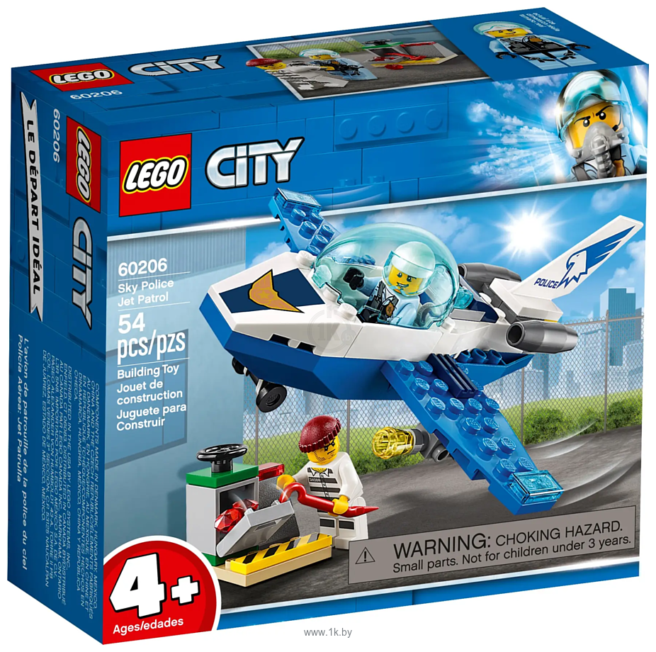 Фотографии LEGO City 60206 Воздушная полиция: патрульный самолёт