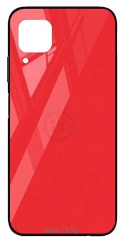 Фотографии Case Glassy для Huawei P40 lite/Nova 6SE (красный)