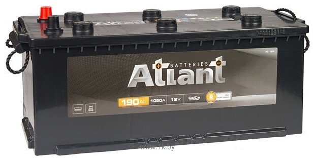 Фотографии Atlant Black L+ (190Ah)