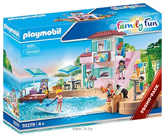 Фотографии Playmobil PM70279 Магазин мороженого на набережной