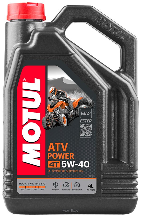 Фотографии Motul ATV Power 4T Jaso MA2 SN/SM/SL/SJ 5W-40 4л