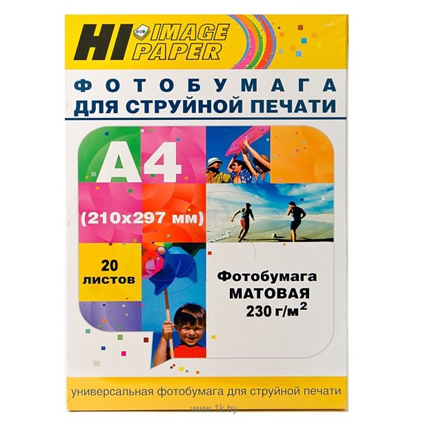 Фотографии Hi-Black Hi-Image Paper Матовая A4 230 г/кв.м. 20 листов