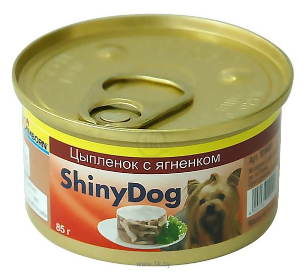 Фотографии Gimborn ShinyDog консервы. Цыпленок с ягненком (0.085 кг) 1 шт.