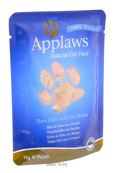 Фотографии Applaws Cat Pouch Tuna Fillet with Sea Bream (0.07 кг) 1 шт.