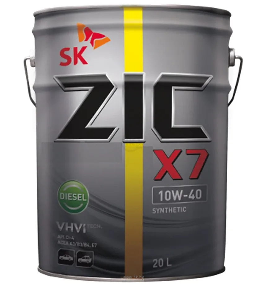 Фотографии ZIC X7 Diesel 10W-40 20л Фотографии ZIC X7 Diesel 10W-40 20л