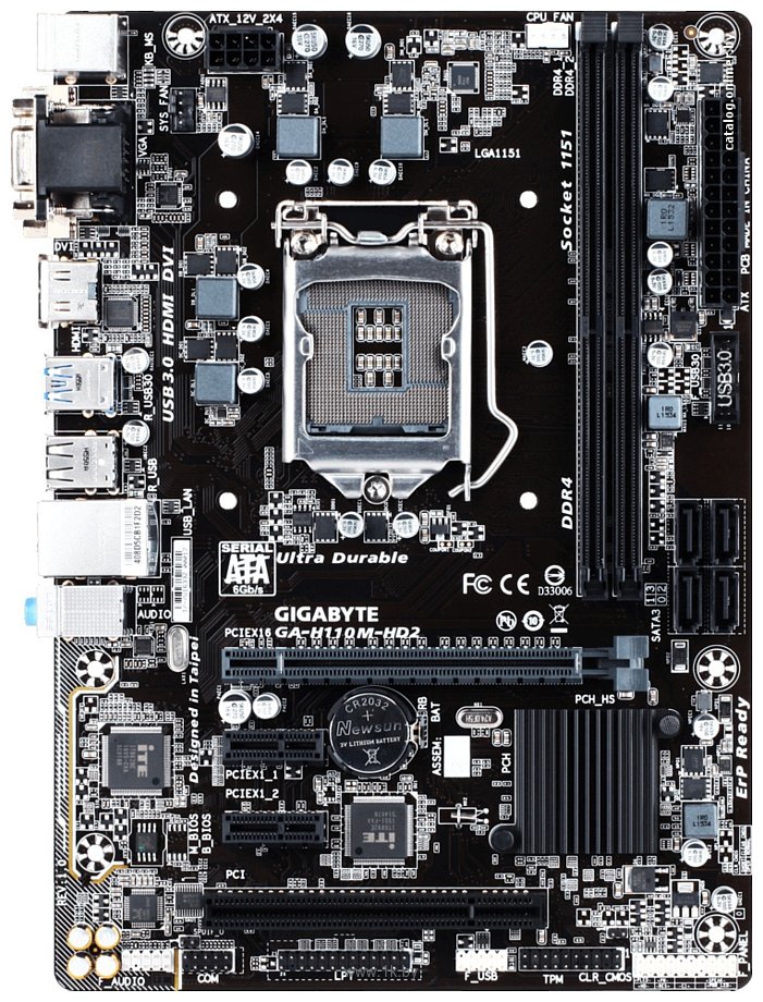 Фотографии GIGABYTE GA-H110M-HD2 DDR4 (rev. 1.0)