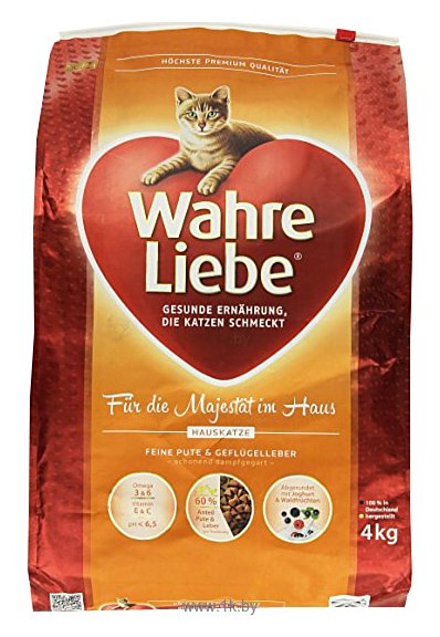 Фотографии Wahre Liebe (4 кг) Для домашних кошек