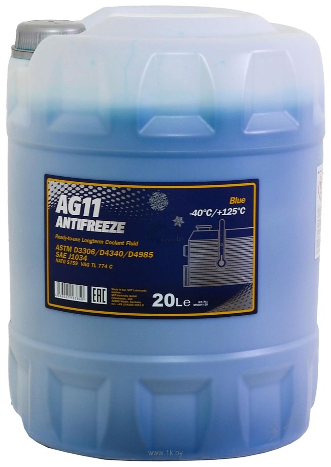 Фотографии Mannol Longterm Antifreeze AG11 20л