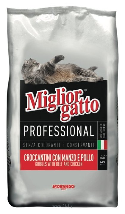 Фотографии Miglior Gatto Professional Line Dry Beef and Chicken