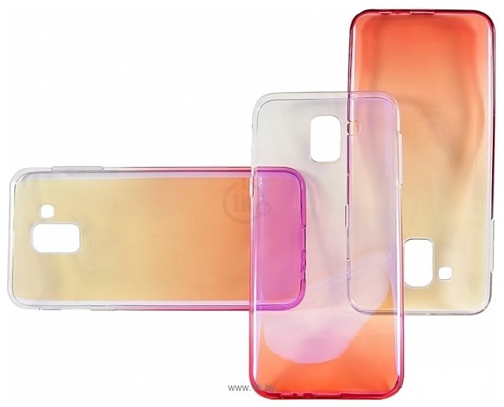 Фотографии Case Rainbow для Samsung Galaxy J6 (розовый)