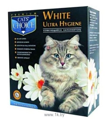 Фотографии Cat's Choice White Ultra Hygiene 5,3кг