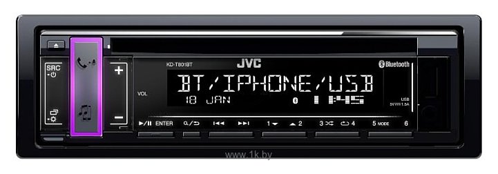 Фотографии JVC KD-T801BT