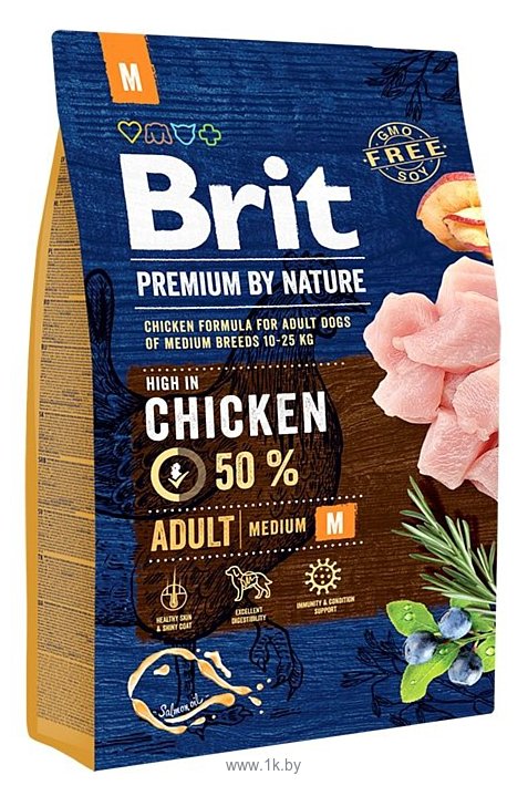 Фотографии Brit (3 кг) Premium by Nature Adult M