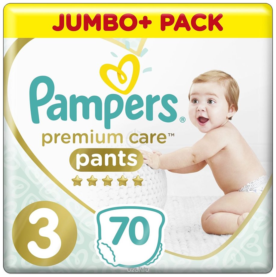 Фотографии Pampers Premium Care Pants 3 Midi (70 шт)