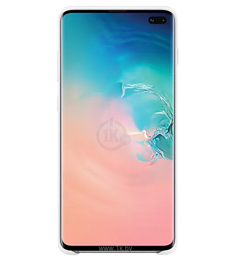 Фотографии Samsung Silicone Cover для Samsung Galaxy S10 Plus (белый)