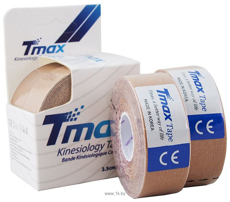 Фотографии Tmax Extra Sticky 2.5 см х 5 м (бежевый)