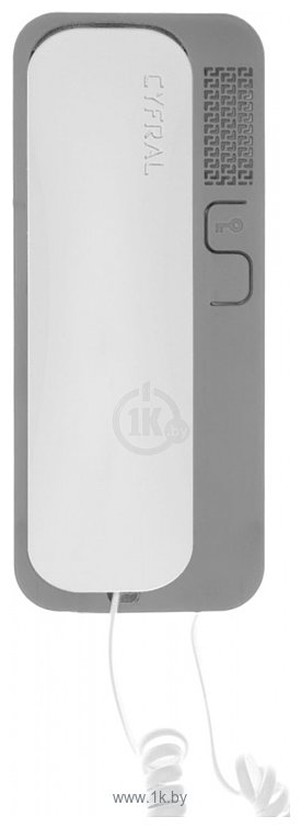 Фотографии Cyfral Unifon Smart U (серый, с белой трубкой)