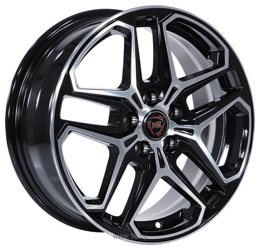 Фотографии NZ Wheels R-04 6.5x16/5x114.3 D66.1 ET40 BKF 