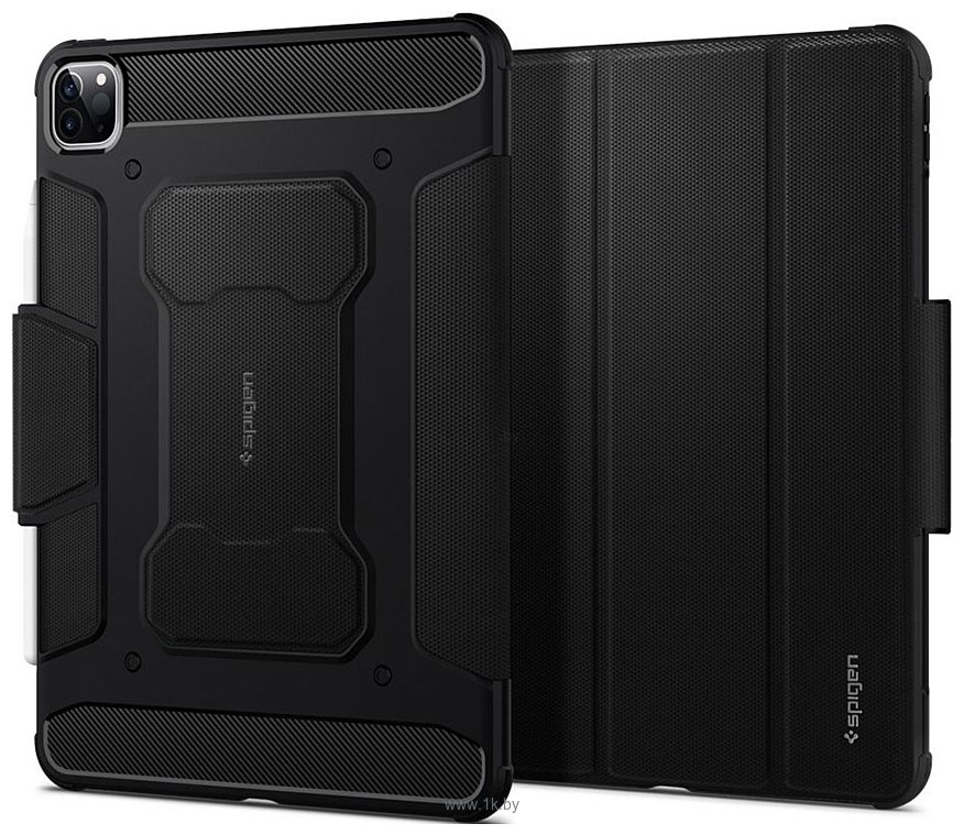 Фотографии Spigen Rugged Armor Pro для iPad Pro 11 (2021/2020/2018) (черный)