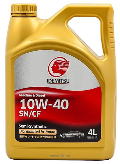 Фотографии Idemitsu 10W-40 SN/CF 4л