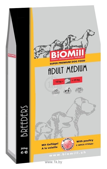 Фотографии Biomill Breeders Medium Adult (20 кг)