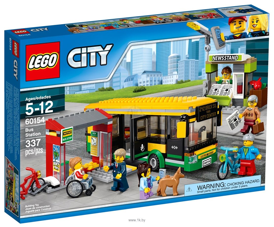 Фотографии LEGO City 60154 Автобусная остановка