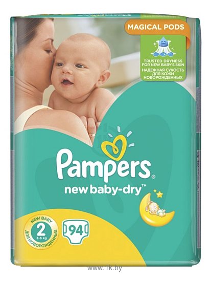 Фотографии Pampers New Baby-Dry 2 Mini (94 шт.)