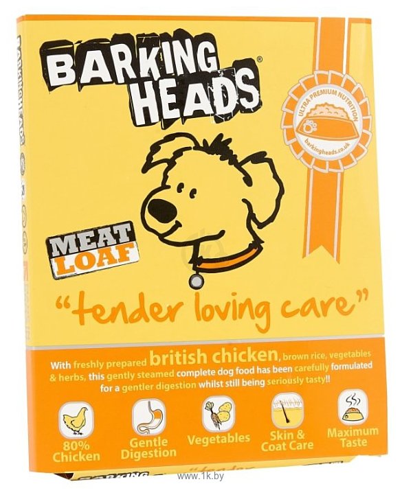 Фотографии Barking Heads Ламистер для собак с чувствительным пищеварением Нежная забота с курицей, Tender loving Care (0.395 кг) 8 шт.
