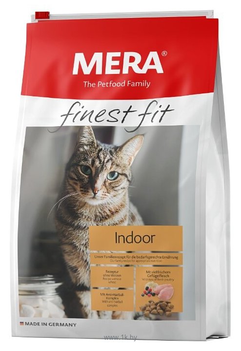 Фотографии Mera (4 кг) Finest Fit Indoor для взрослых кошек
