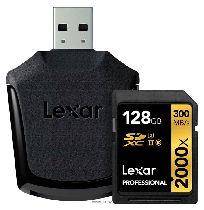 Фотографии Lexar Professional 2000x SDXC UHS-II 128GB + SD UHS-II reader