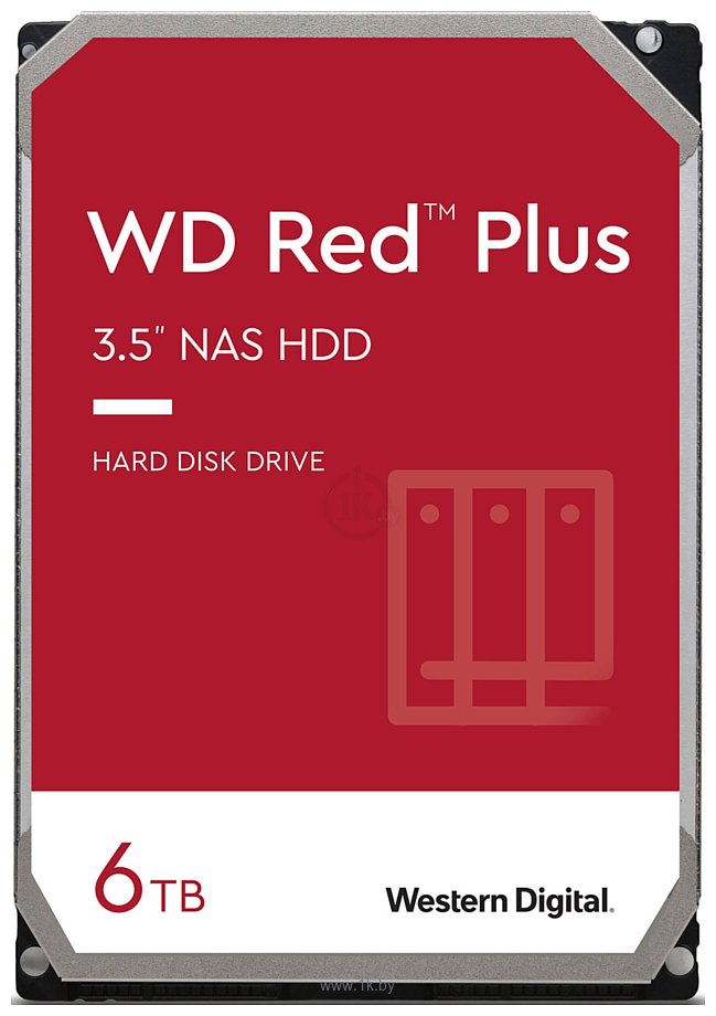 Фотографии Western Digital Red Plus 6TB WD60EFPX