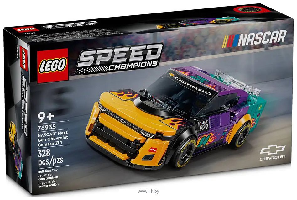 Фотографии LEGO Speed Champions 76935 NASCAR Next Gen Chevrolet Camaro ZL1