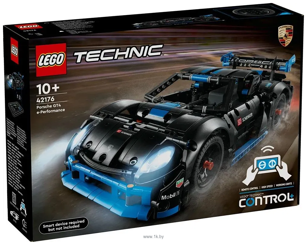 Фотографии LEGO Technic 42176 Гоночный автомобиль Porsche GT4 E-Performance Фотографии LEGO Technic 42176 Гоночный автомобиль Porsche GT4 E-Performance