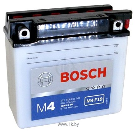 Фотографии Bosch M4 12N5.5A-3B 506 012 004 (6Ah)