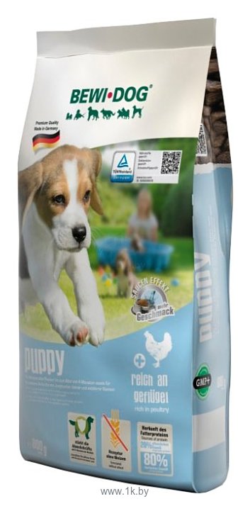 Фотографии Bewi Dog Puppy rich in Poultry для щенков мелких и средних пород (0.8 кг)