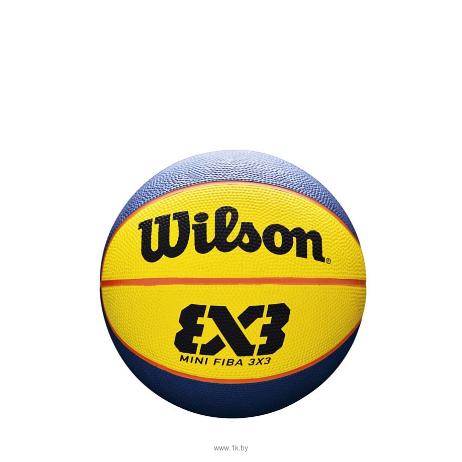 Фотографии Wilson FIBA 3X3 Mini Rubber Basketball WTB1733XB (3 размер)
