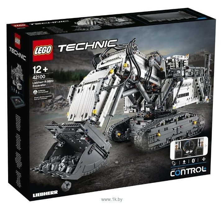 Фотографии LEGO Technic 42100 Экскаватор Liebherr R 9800