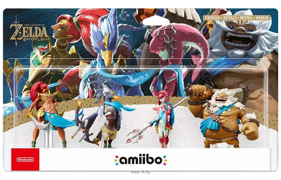 Фотографии Nintendo amiibo Урбоса + Ревали + Мифа + Дарук