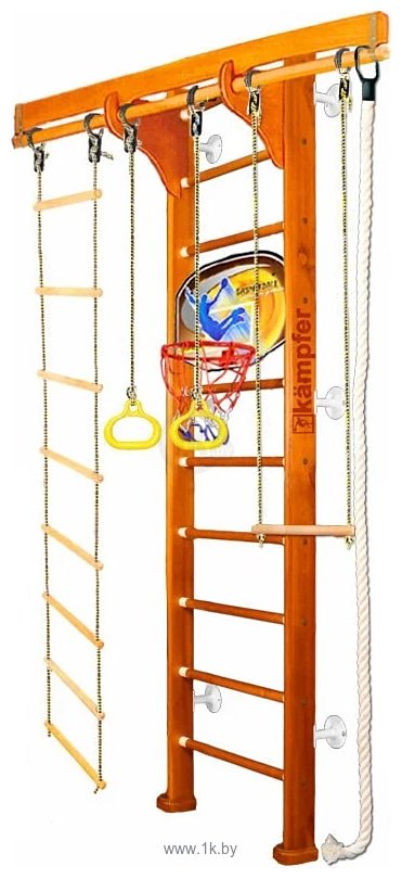 Фотографии Kampfer Wooden Ladder Wall Basketball Shield (стандарт, классич./белый)