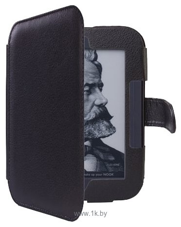 Фотографии CE Compass Black Leather Case For Barnes Noble Nook 2 Simple Touch